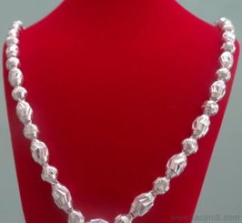 鸿基精品纯银镀金花纹项链CXL DJ 114全解析