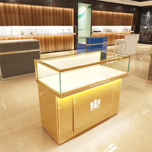 厂家定做新款珠宝首饰展示柜 为商场钻石与奢侈品打造极致奢华